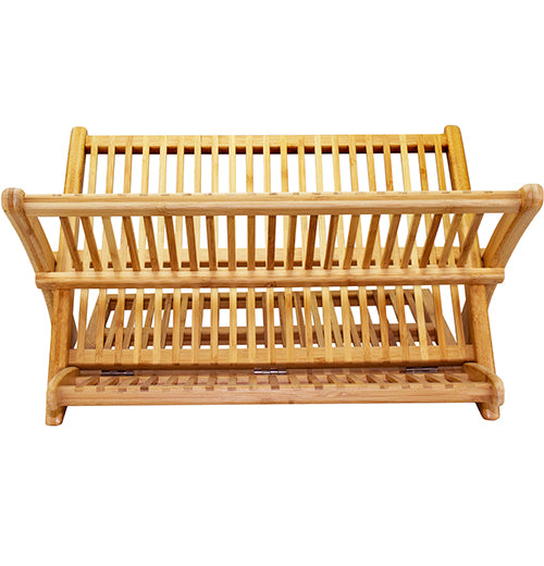 Eco Collapsible Bamboo Dish Drying Rack