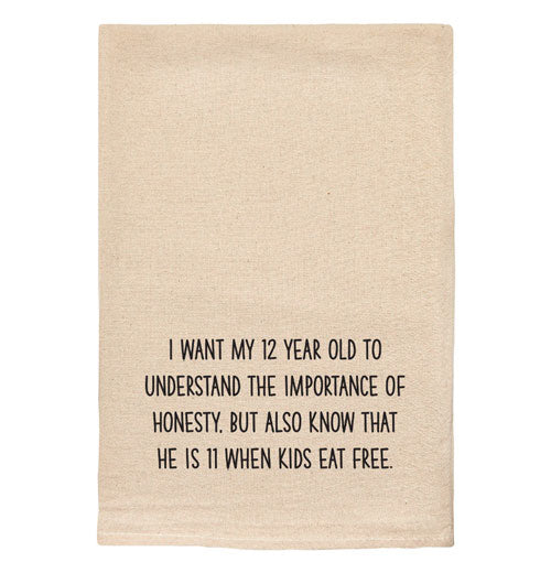 Me: Our kids are finally at an age where we can sleep in on the weekends.  Youth Sports: Let me just stop you right there funny dish towel by ellembee  – ellembeegift