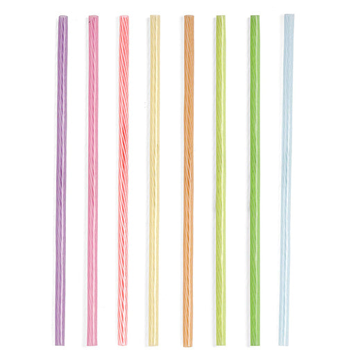 Kikkerland Rainbow Reusable Straws