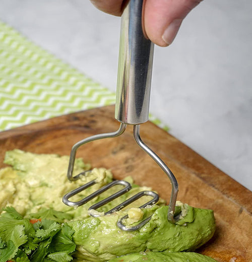 2 X Mashed Potato Press Vegetable Avocado Guac Smasher Hand Tool Kitchen  Gadget