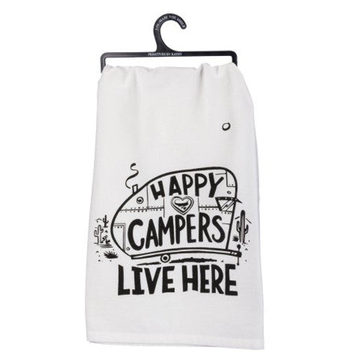 Happy Camper Dish Towel | Little Birdie