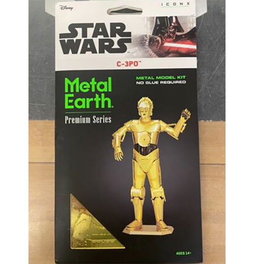 Metal Earth 3D Metal Model Kit - Star Wars R2-D2 & C-3PO Box Set