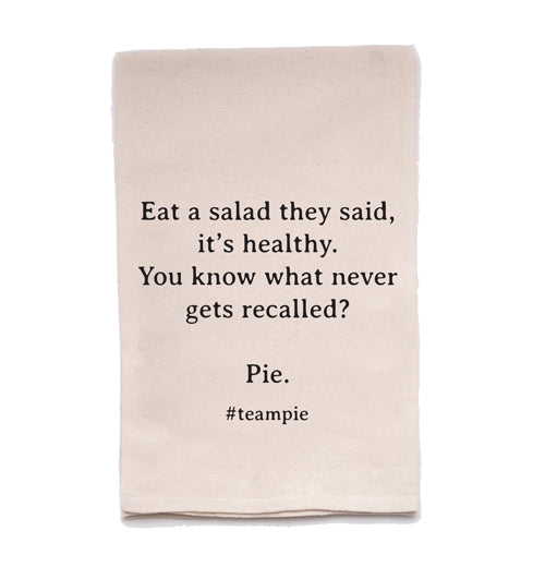 ellembee Home Eat A Salad Tea Towel