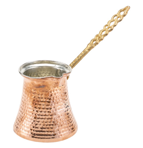 Crystalia Hammered Copper Turkish Coffee Pot