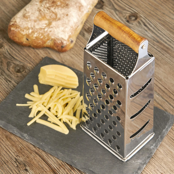 Acacia Wood Handled Cheese Grater – Little Red Hen